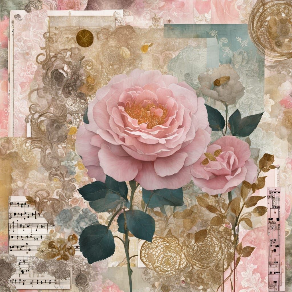 Wild rose  by @BelgiumJumpAI