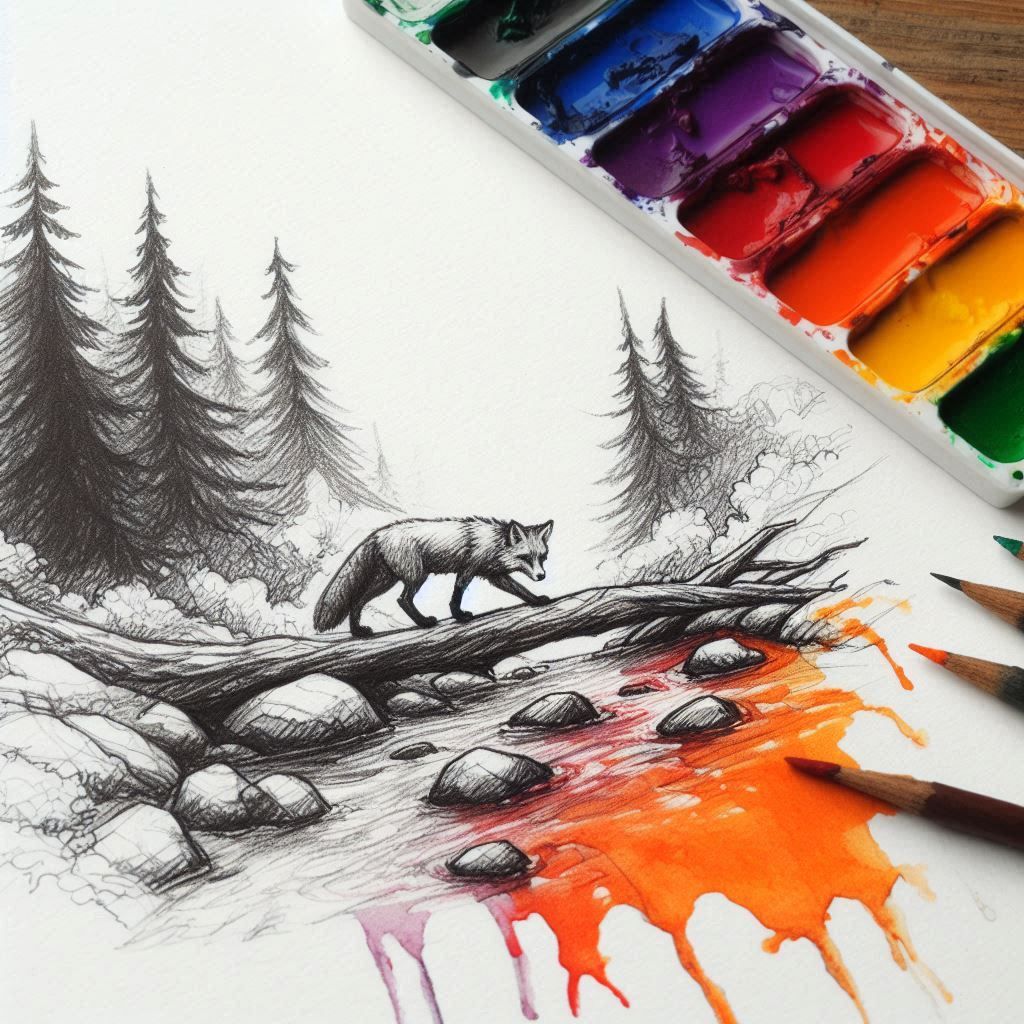 Spreading of the paint