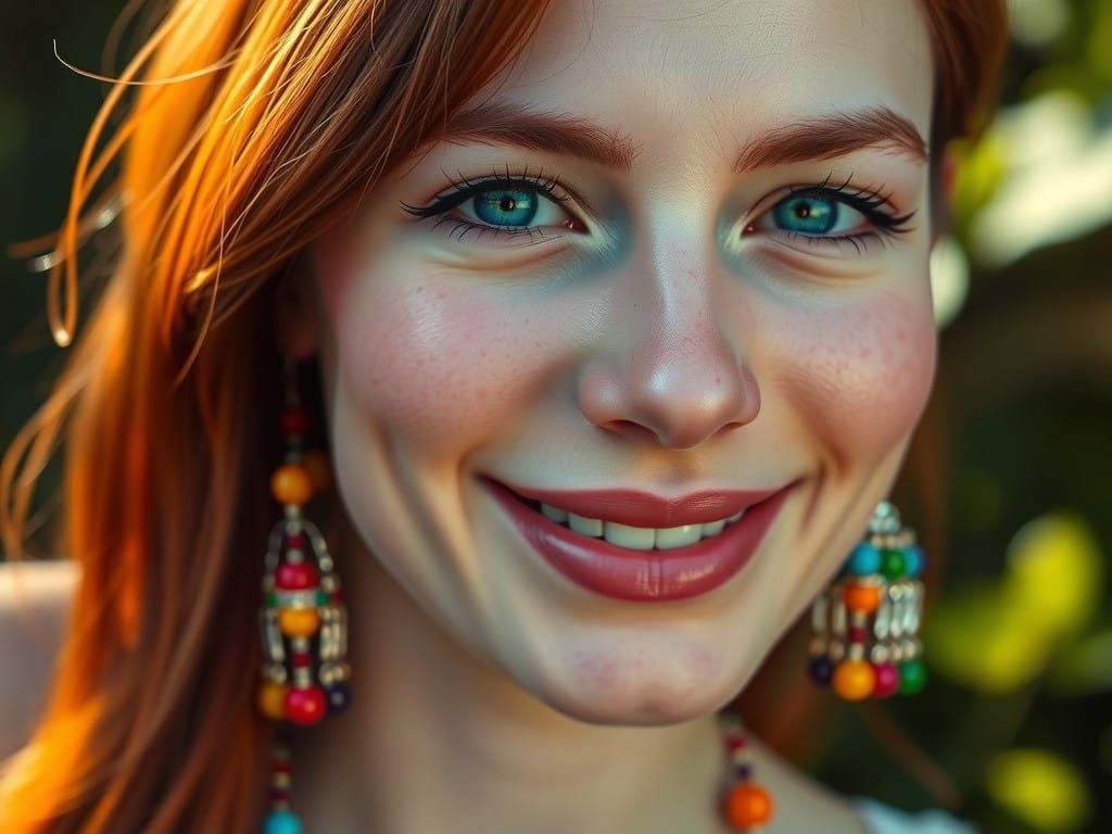 Shy Redhead Beauty Captured in Stunning 8K Resolution