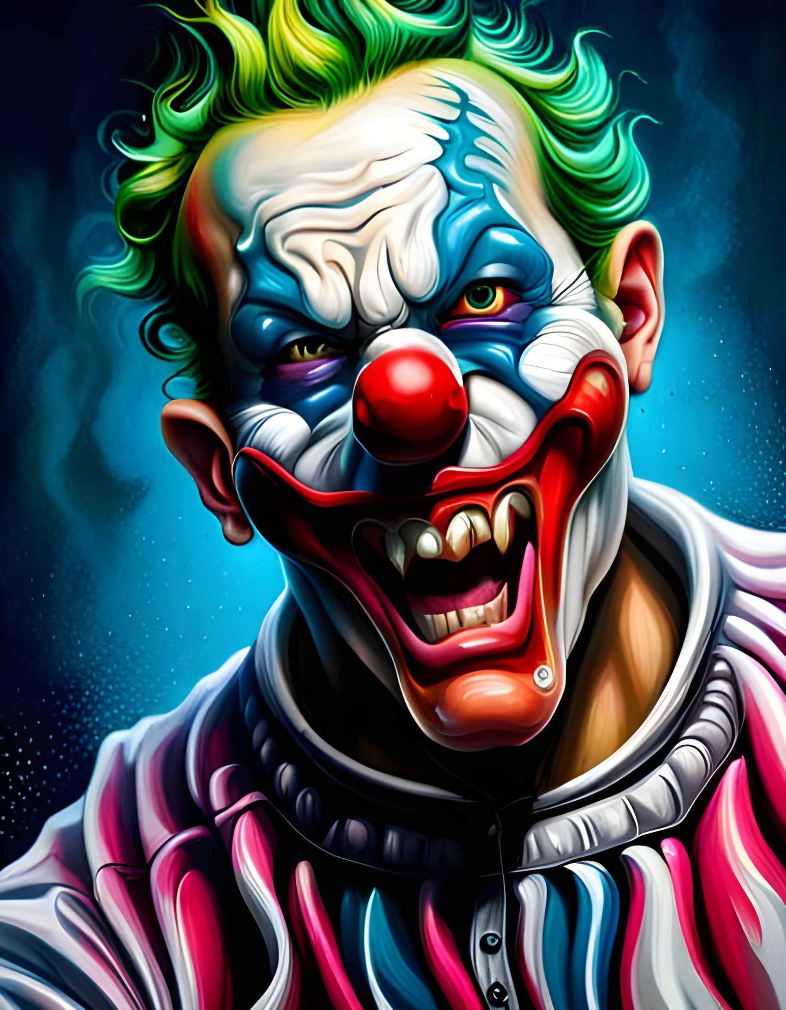 Clownster - AI Generated Artwork - NightCafe Creator