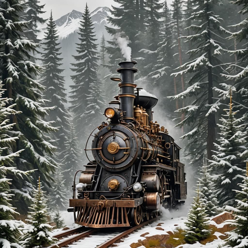 Alpine fir with snowcap’t backround – It doesn’t matter
