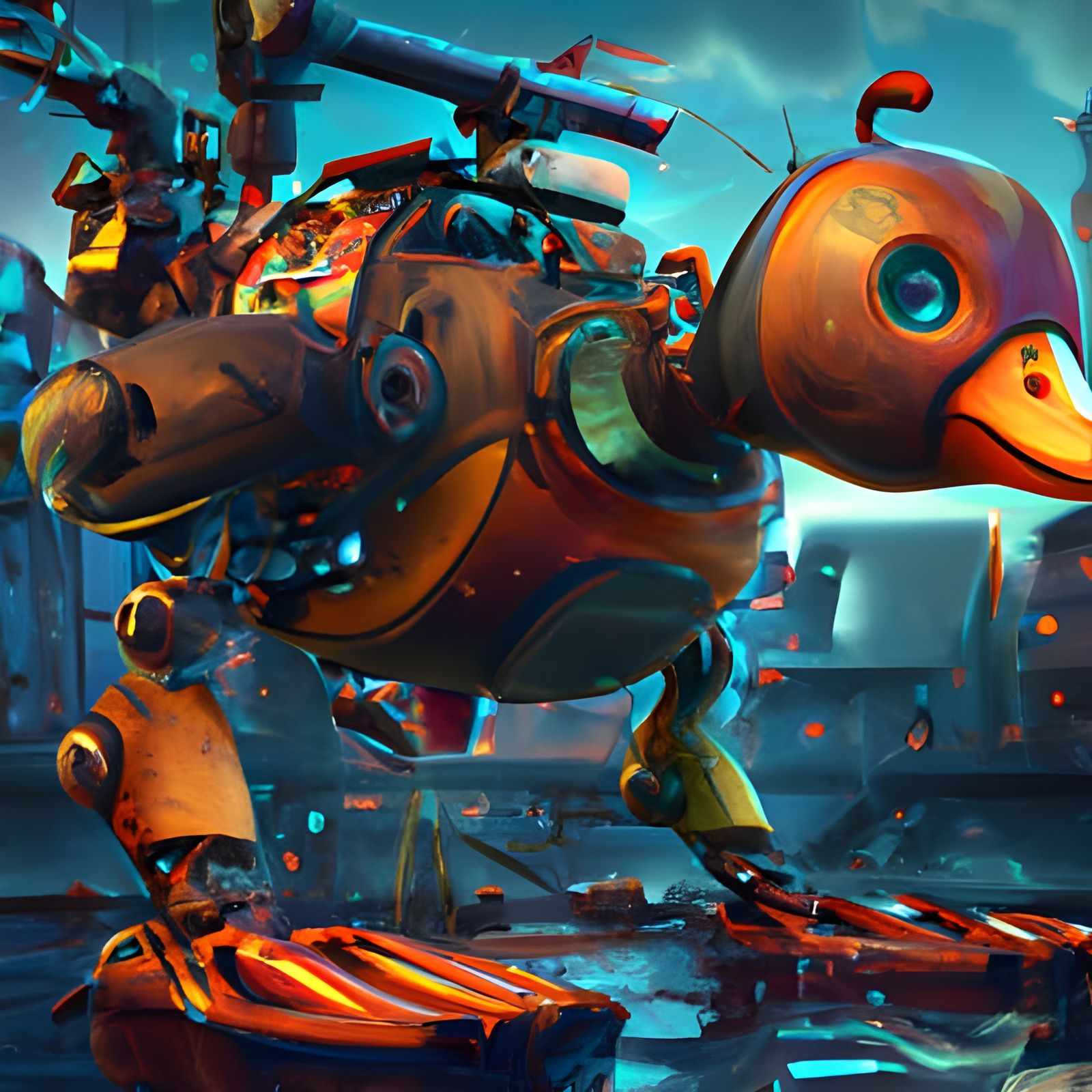 Robo Duck
