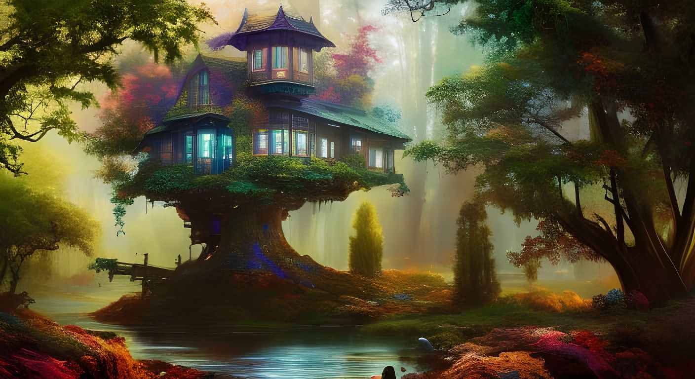 Mgical Treehouse Inside the World Tree