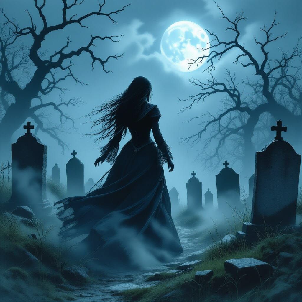 A ghostly woman  by @Michelle Michaels aka Mickey