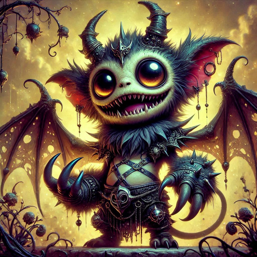 adorable fairy-tale fantasy creature portrait..