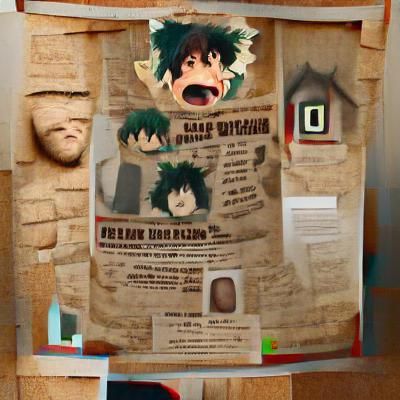 deku wanted poster