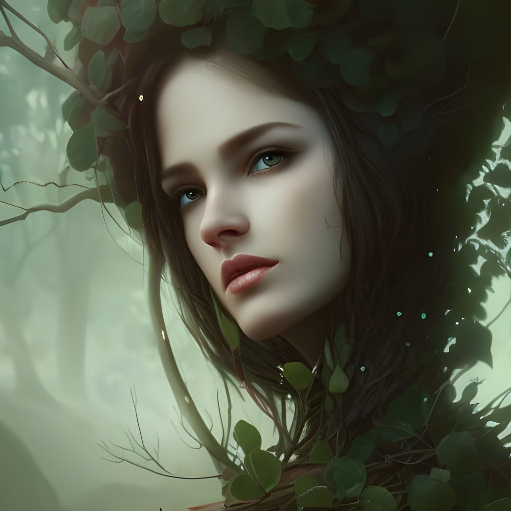 Woman of nature - AI Generated Artwork - NightCafe Creator