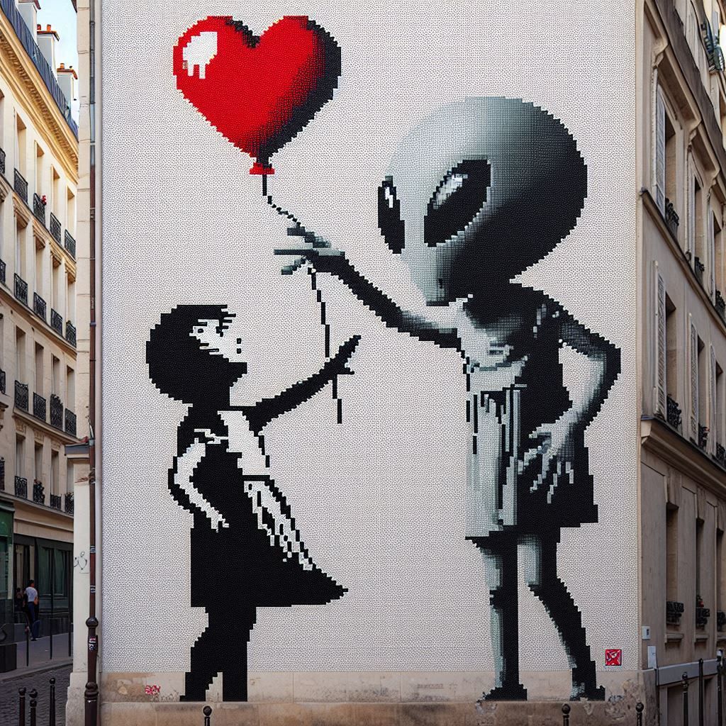 Pixel Art : With a little Help from my Friend.