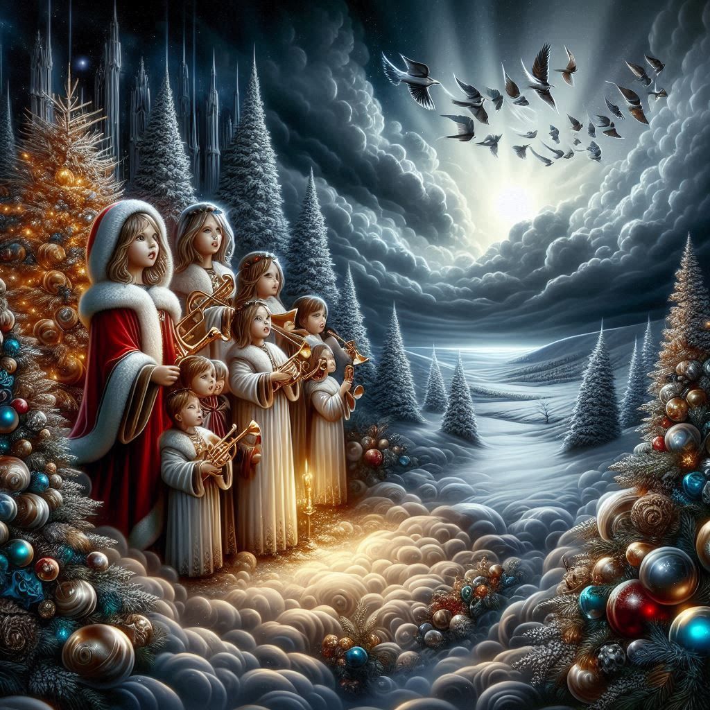 Christmas Carol Singers Gothic