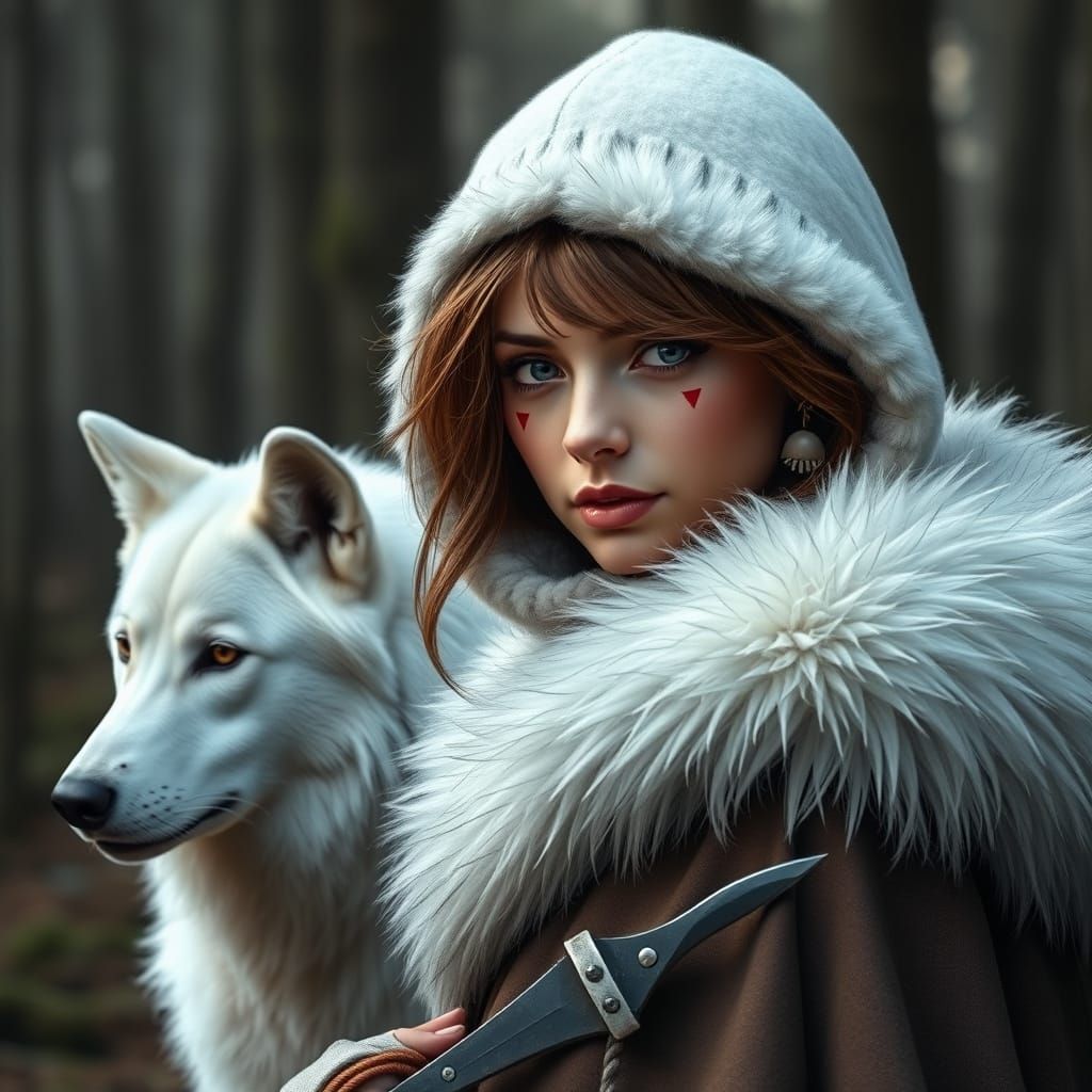 Princess Mononoke  by @Trebol