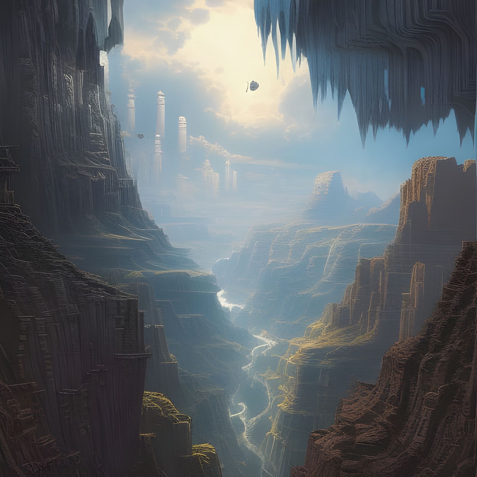 Dream canyon - AI Generated Artwork - NightCafe Creator