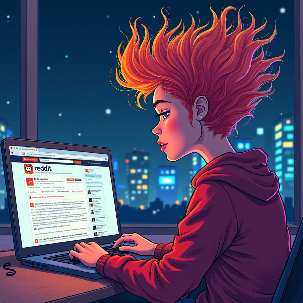 reddit hair AI Generated Artwork NightCafe Creator