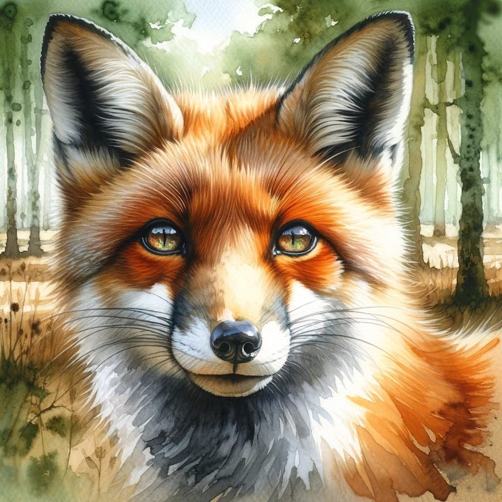 Beautiful Fox - AI Generated Artwork - NightCafe Creator