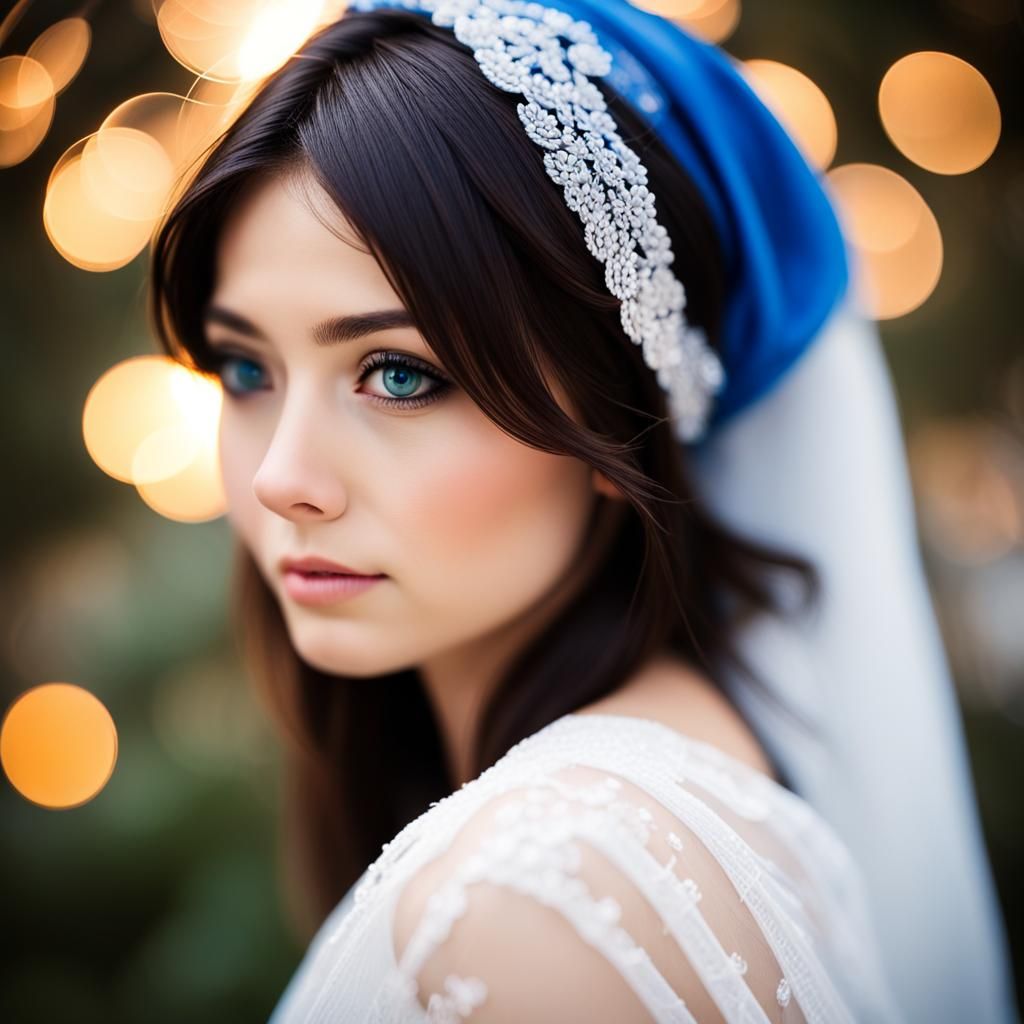 Blue black and white  by @Heather