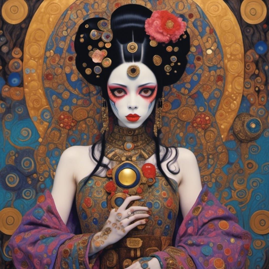 <lora:Hexen Hollow:1.0> Beautiful geisha