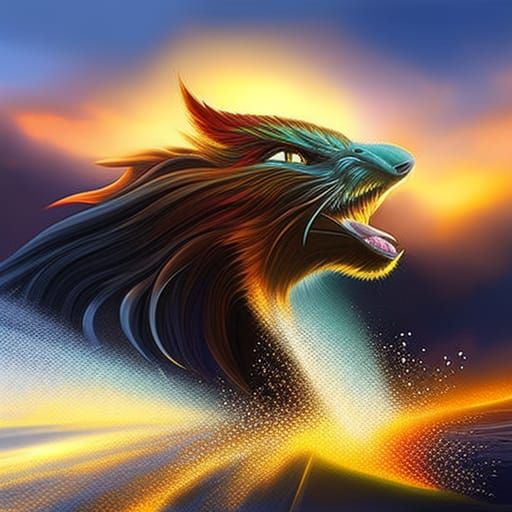 Hyperrealistic, splash art, concept art, mid shot, intricate...