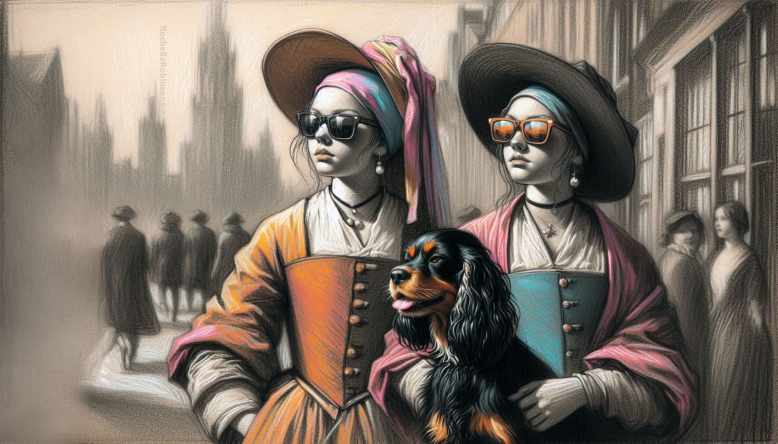 Vermeer Girls In The City