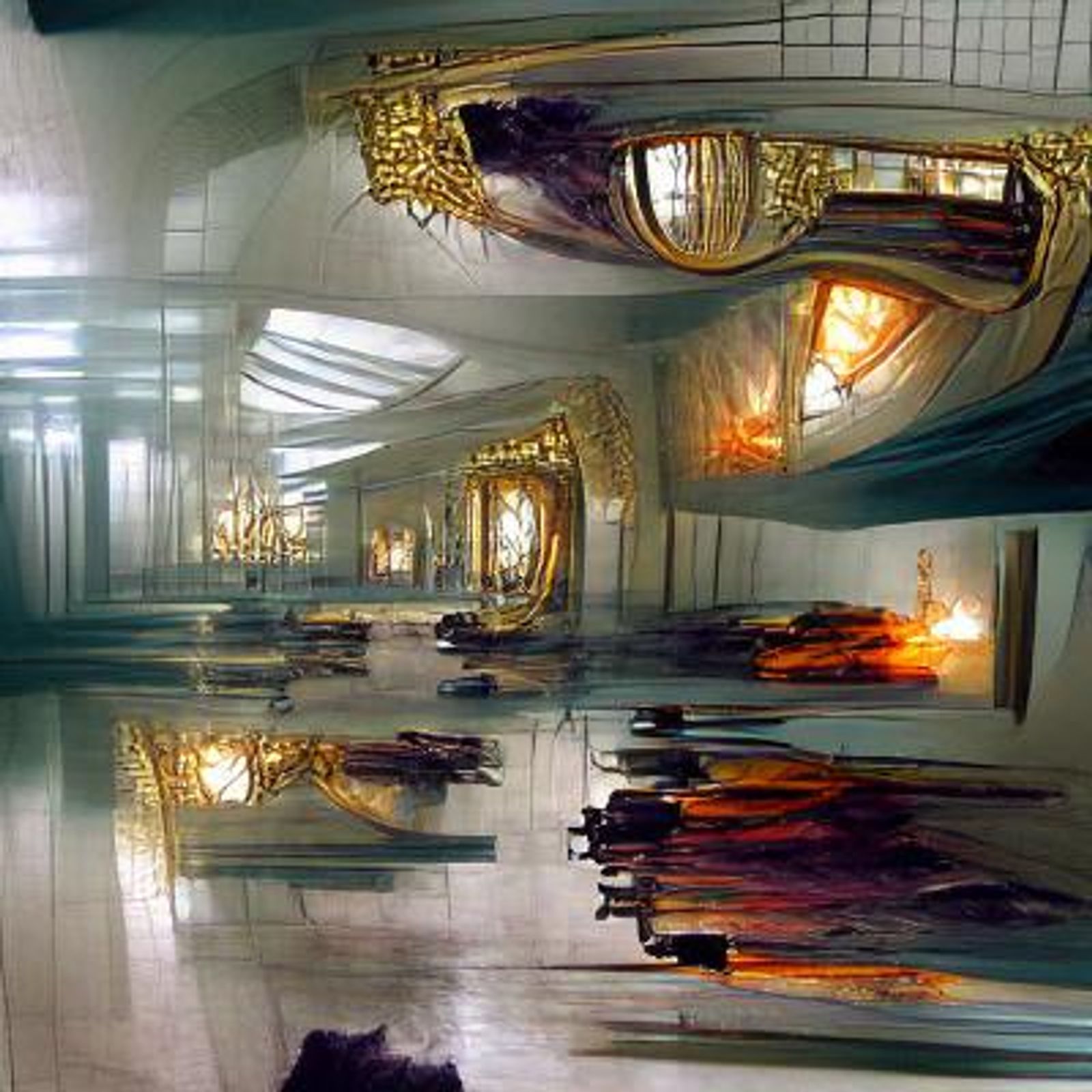 hall of mirrors effect
