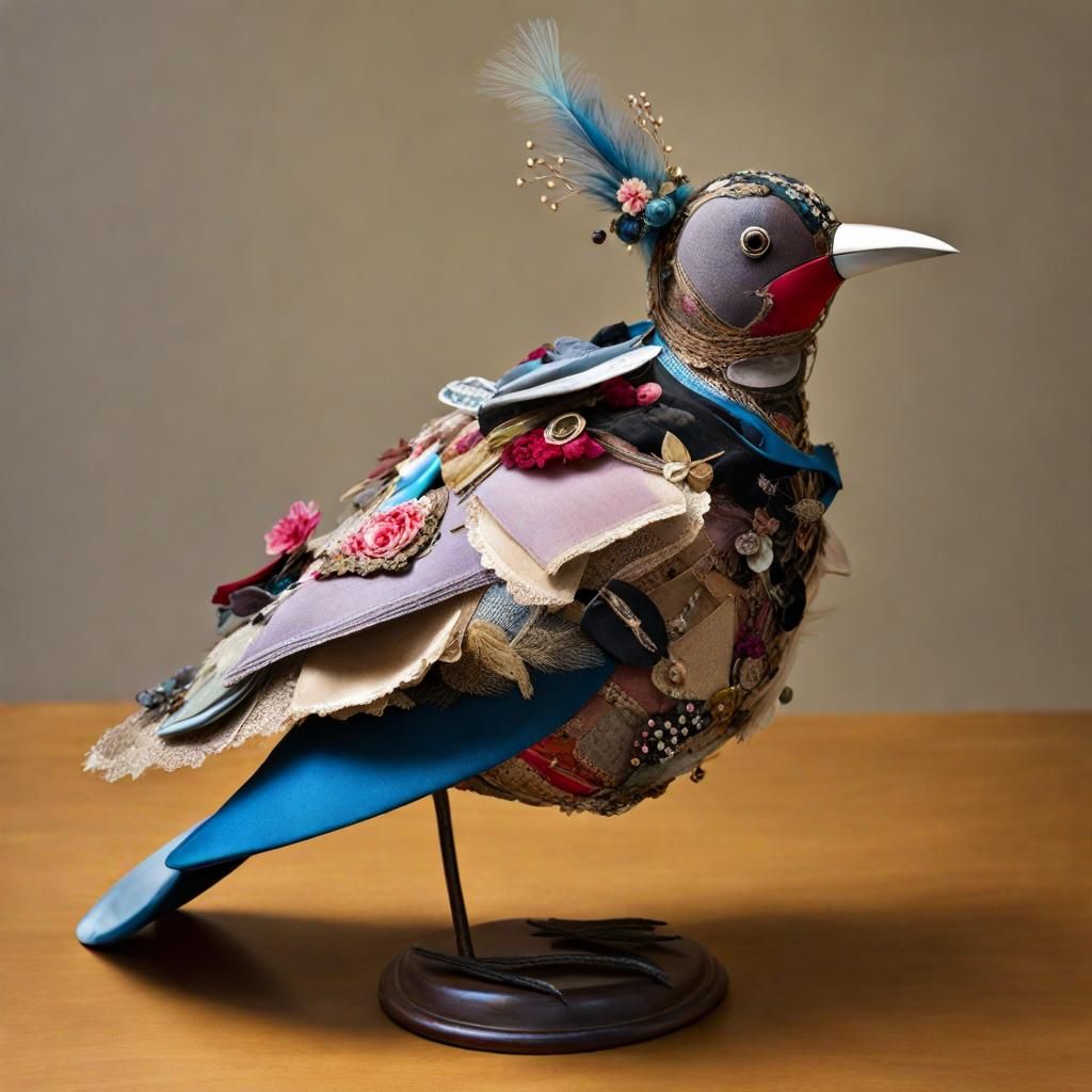 Bird made of underwear - AI Generated Artwork - NightCafe Creator