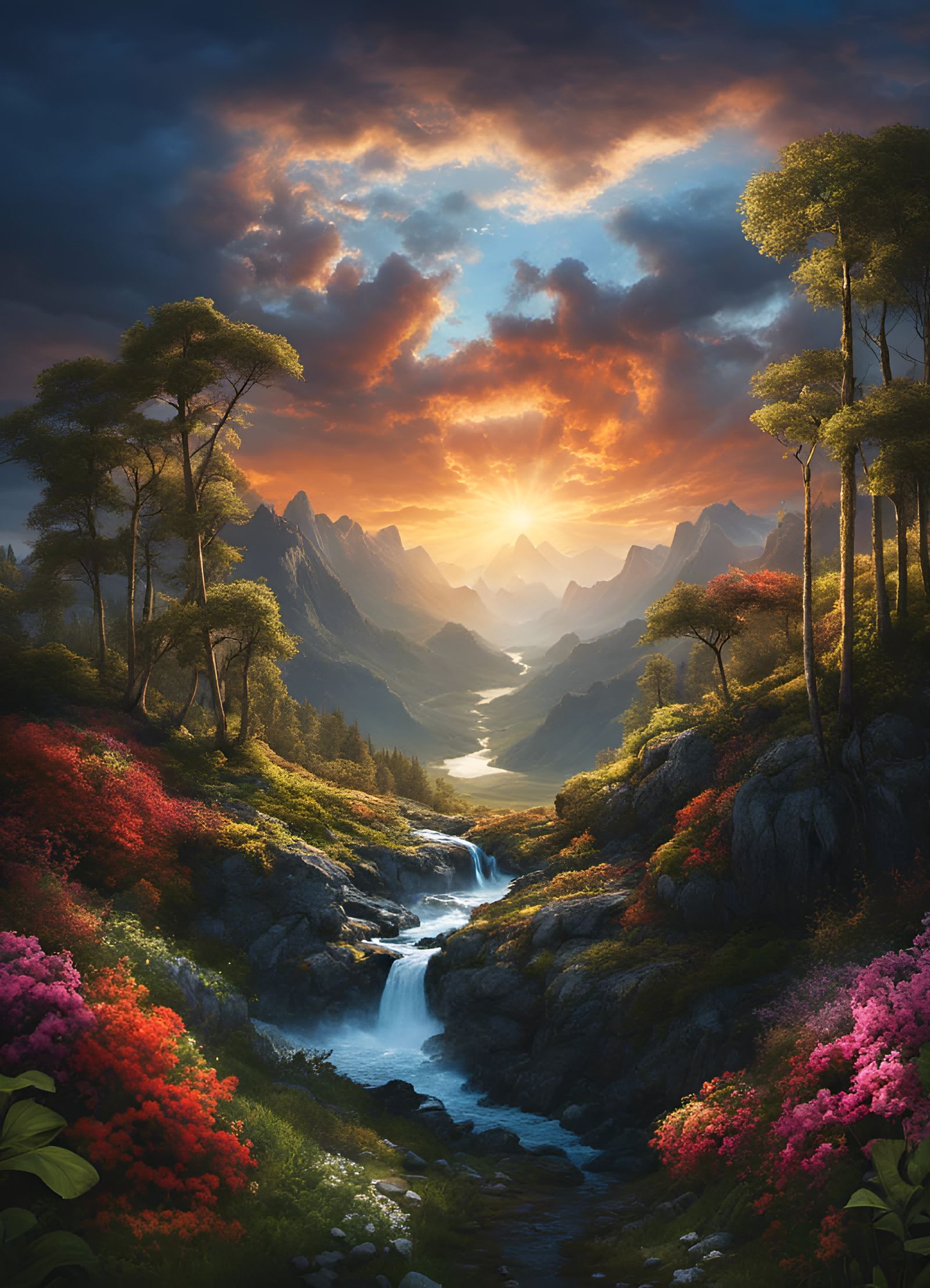 Valley of the Light of Life ❤️😇  by @LesserThanTheLeast