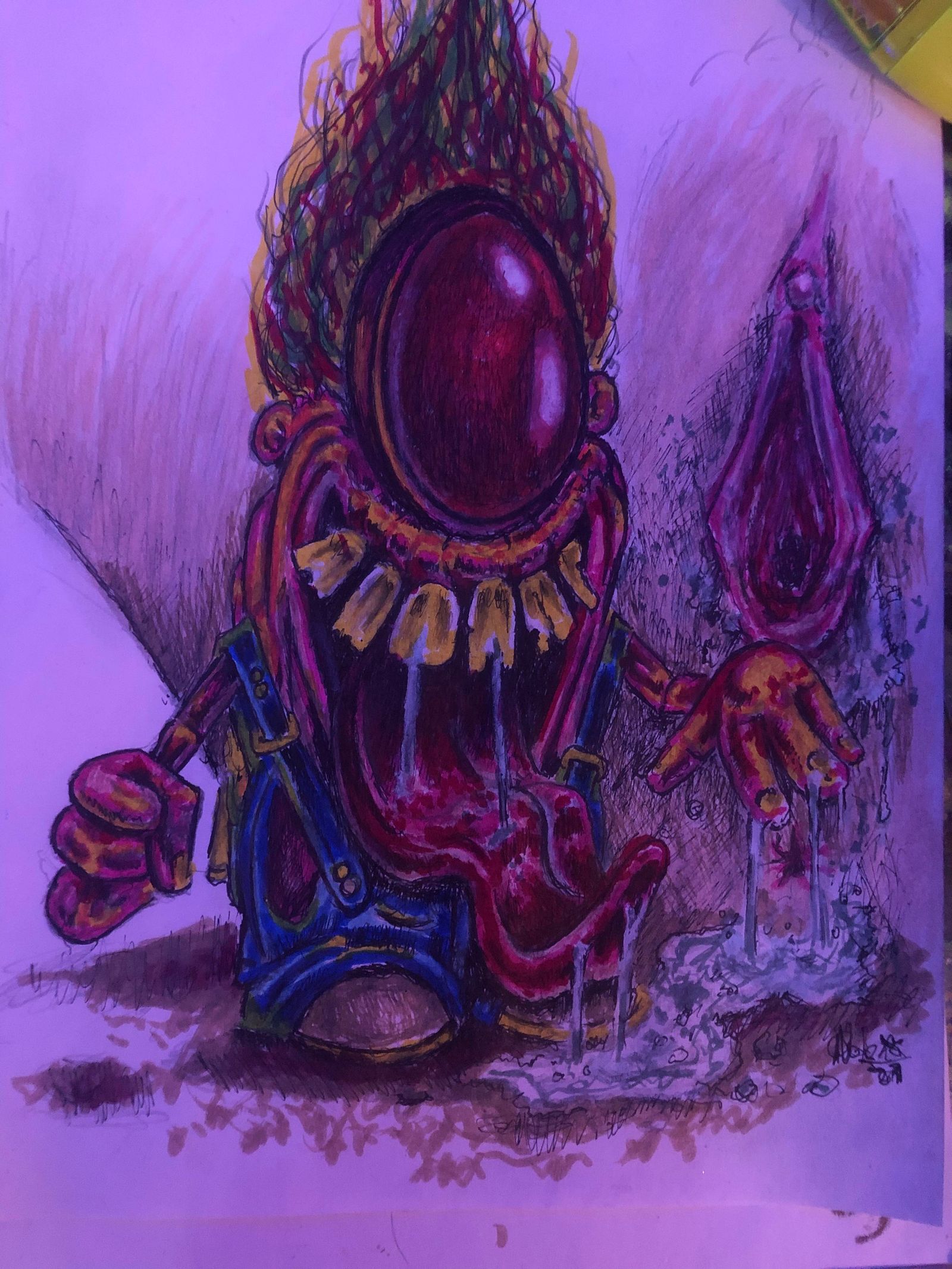 Morning dew on a warm Monday morning