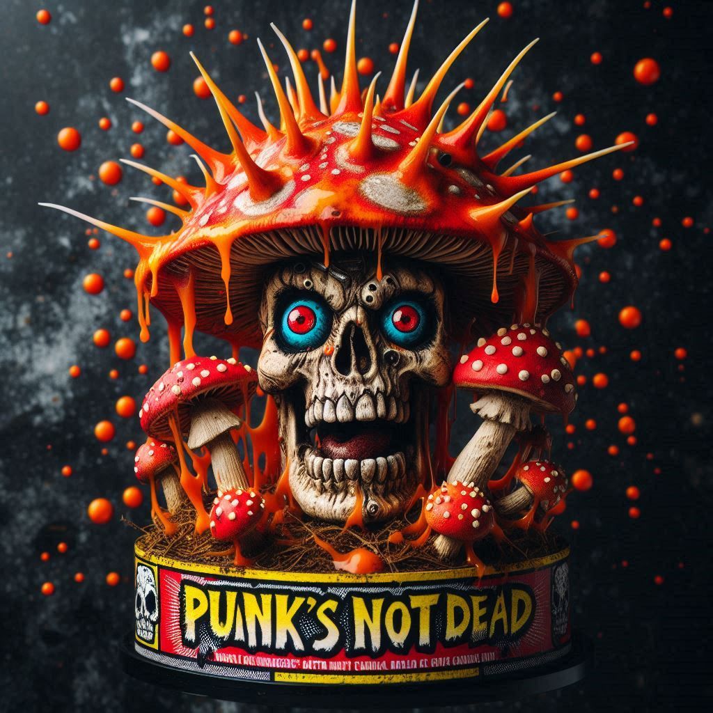PUNK CRAZY MUSHROOM, "PUNK's NOT DEAD"