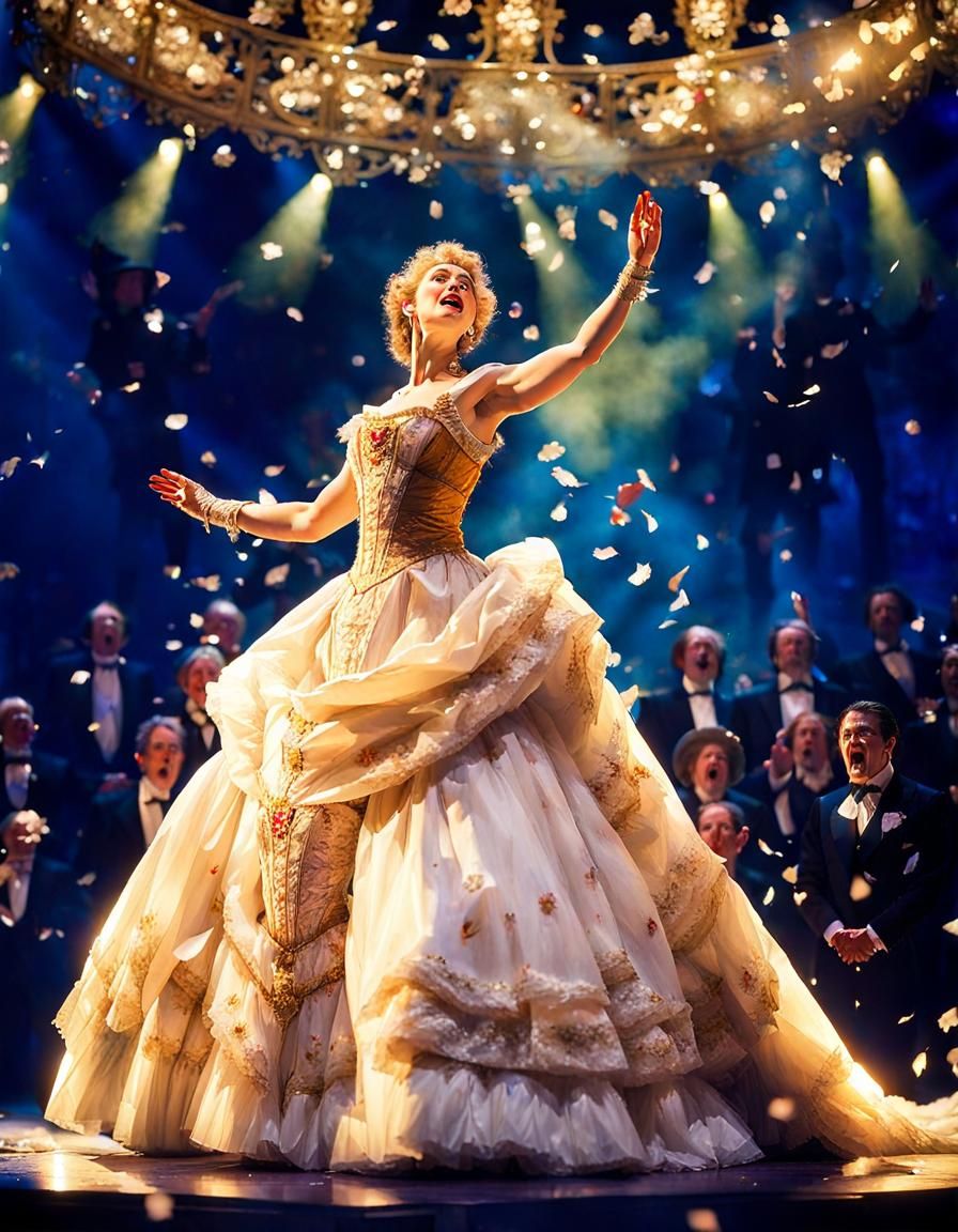 Dramatic moment of the opera performance.  by @proofman