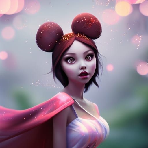 Minnie mouse Disney princess 2023 - AI Generated Artwork - NightCafe ...