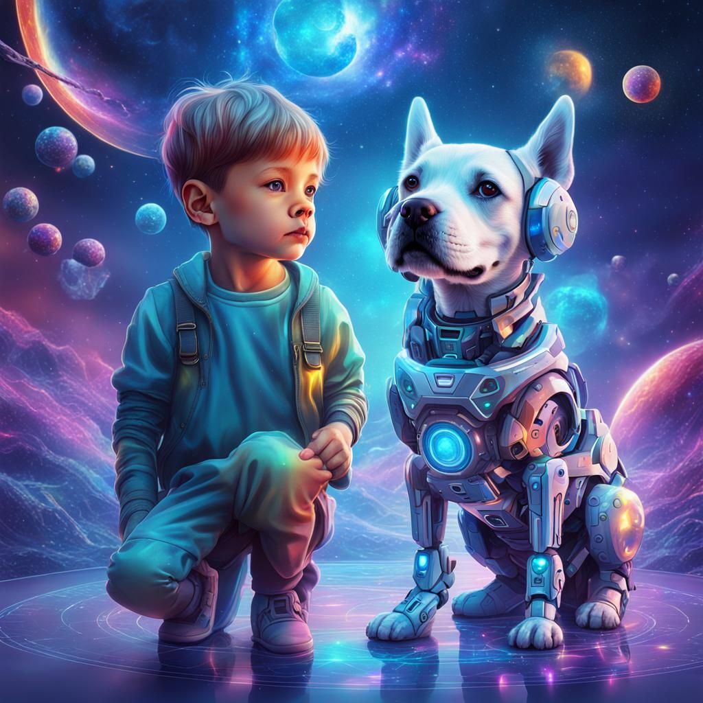 Cyborg Pets  by @goretti sobeit