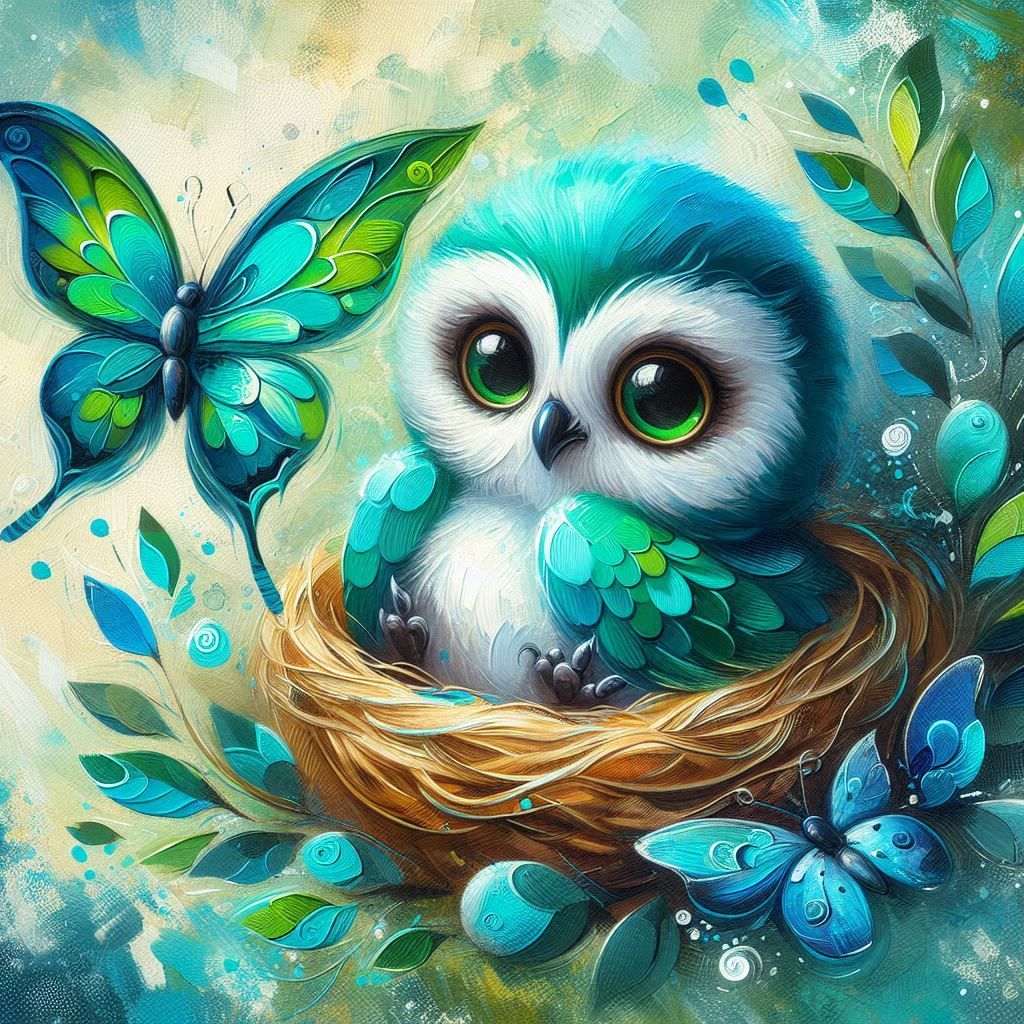 green blue and teal.