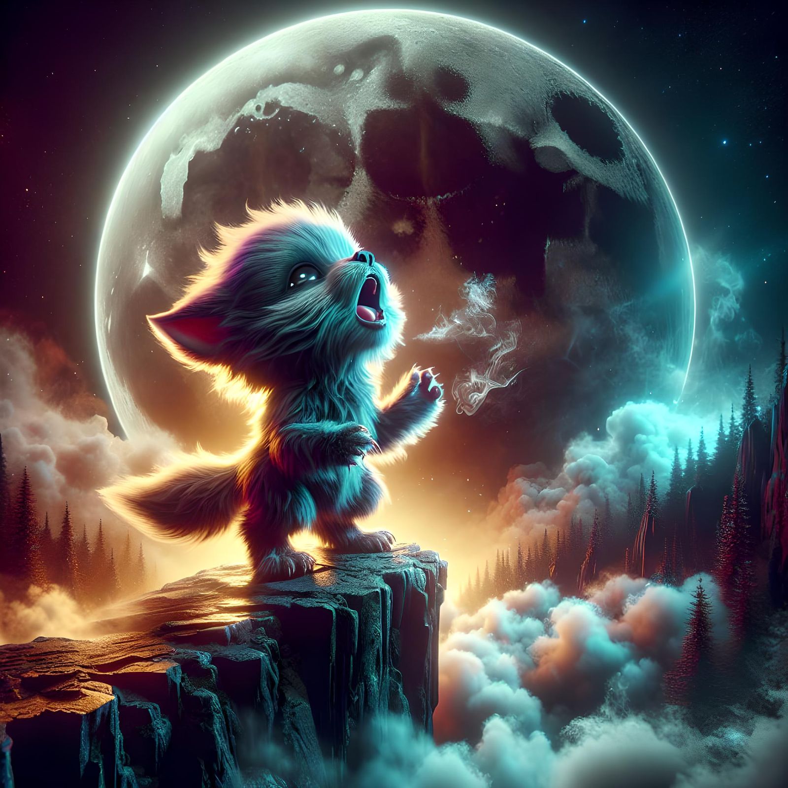 The Littlest Wolfman  by @Pagan_Nights