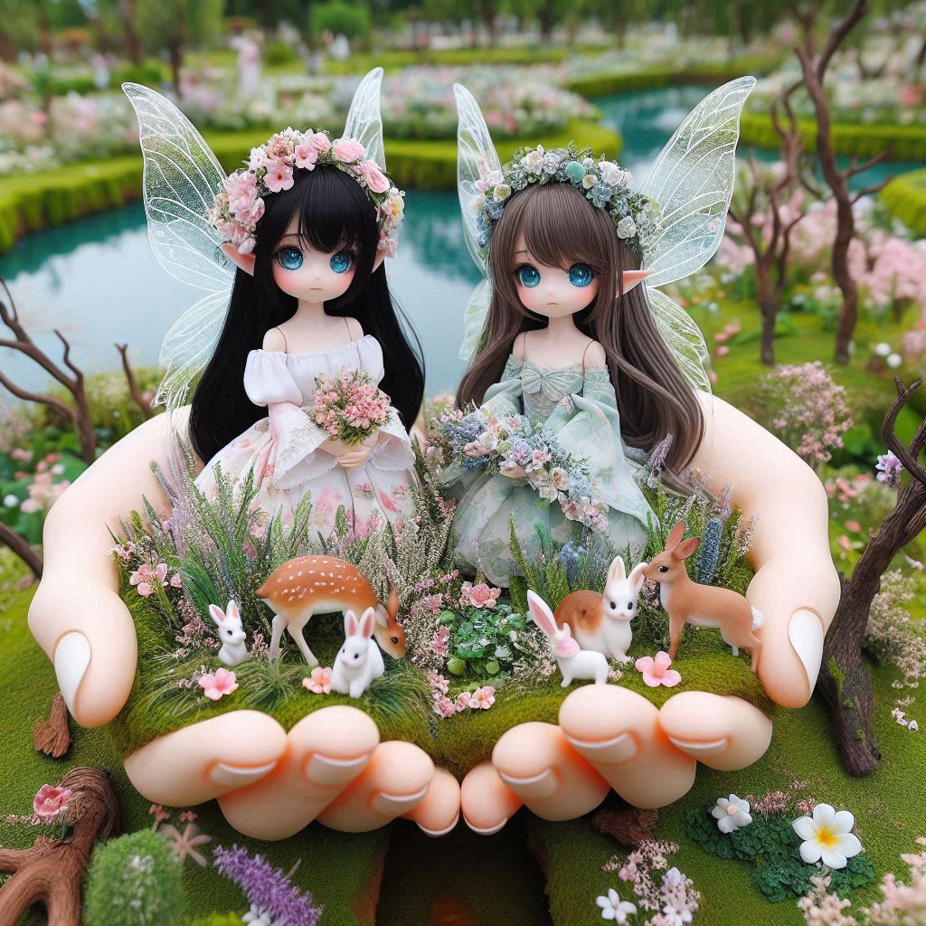 Delightful Little Fairies -two