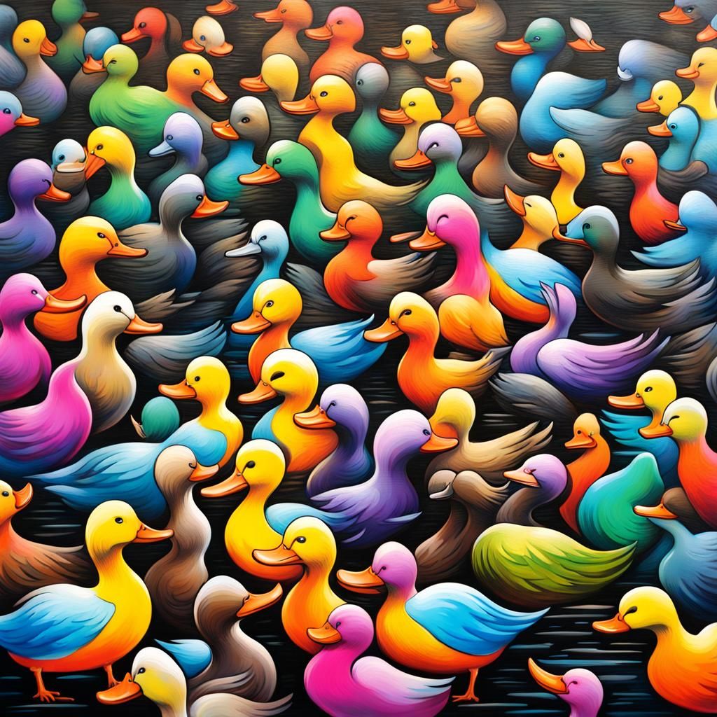 ducks - AI Generated Artwork - NightCafe Creator