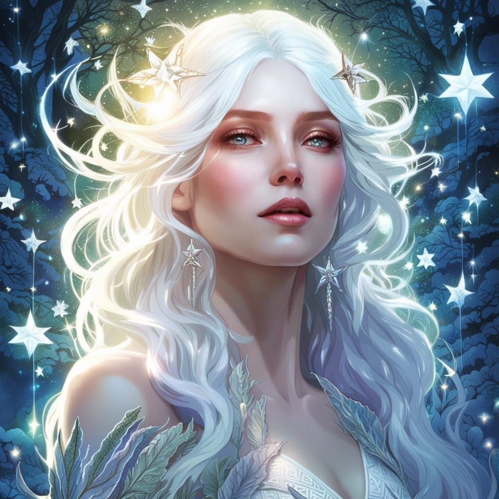 Enchantress in the forest