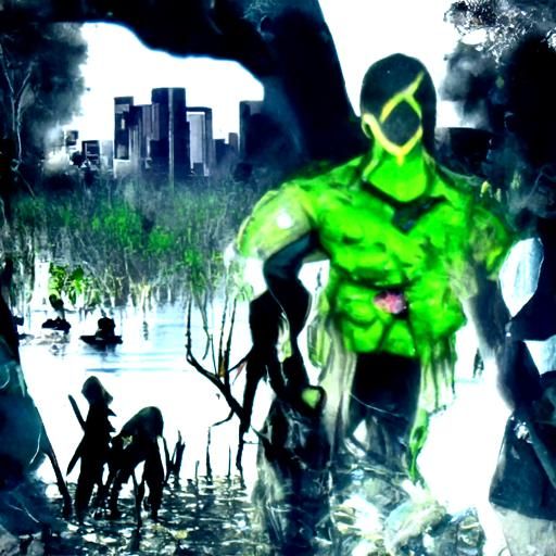 Toxic Swamp Avengers new superhero's - AI Generated Artwork - NightCafe ...