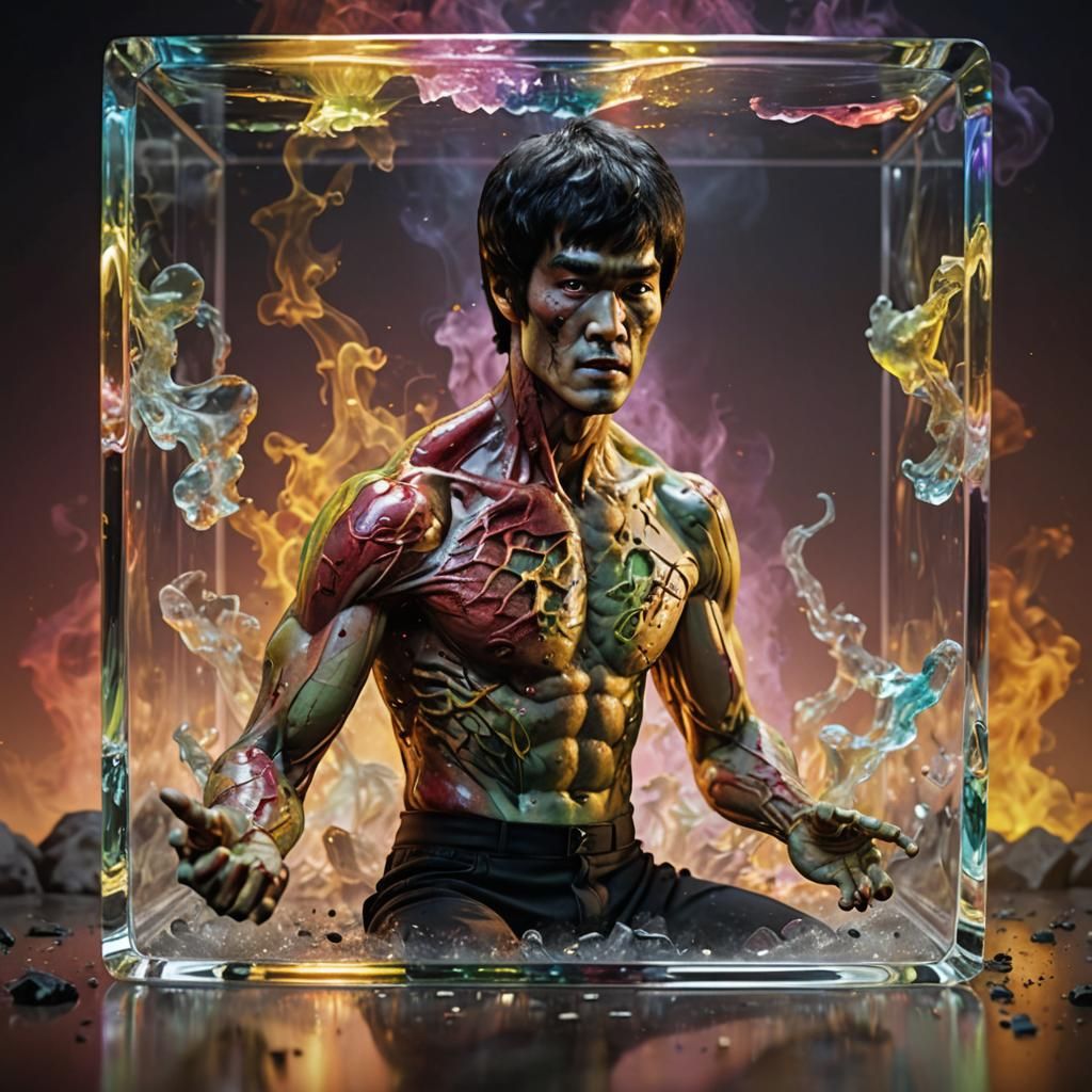 Bruce Lee (Zombie Collection) - AI Generated Artwork - NightCafe Creator