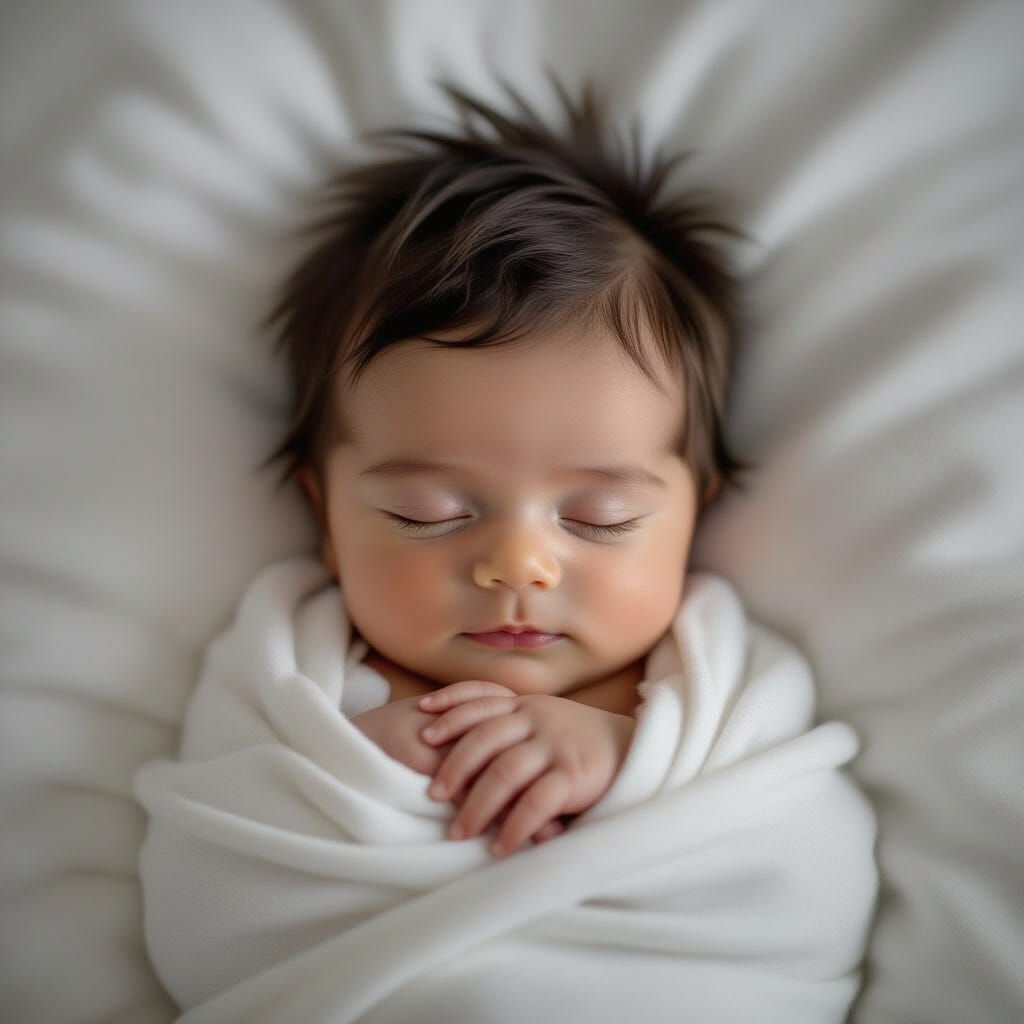 Is a one-day-old child conscious?