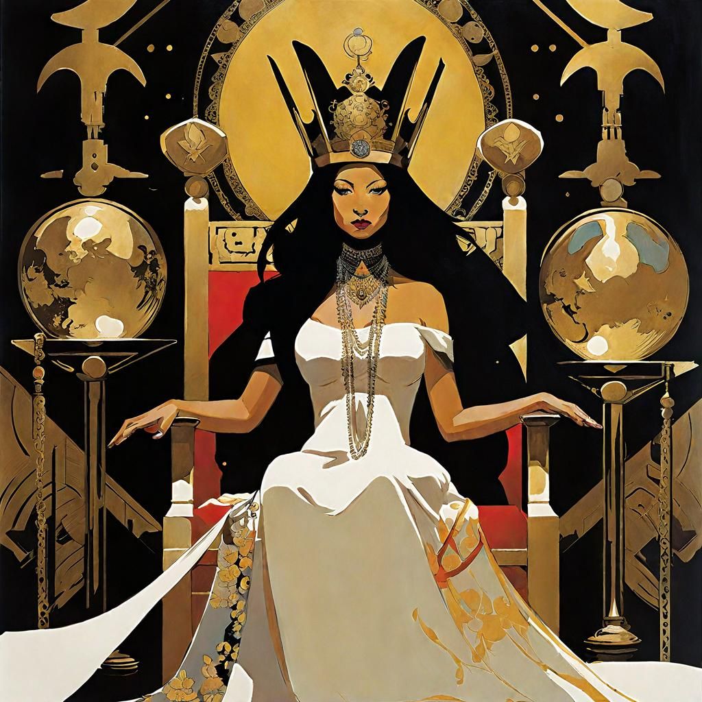 The Empress AI Generated Artwork NightCafe Creator