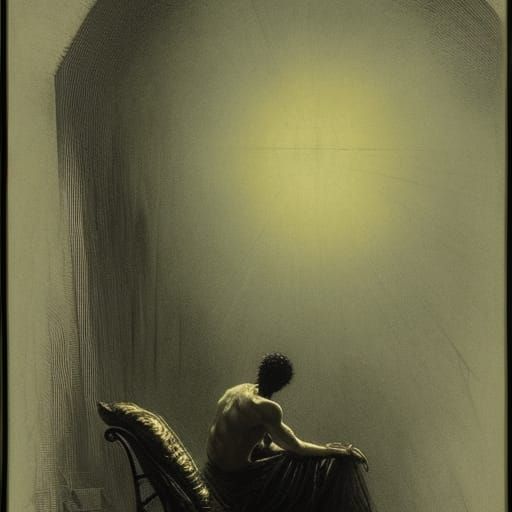 man sitting in chair