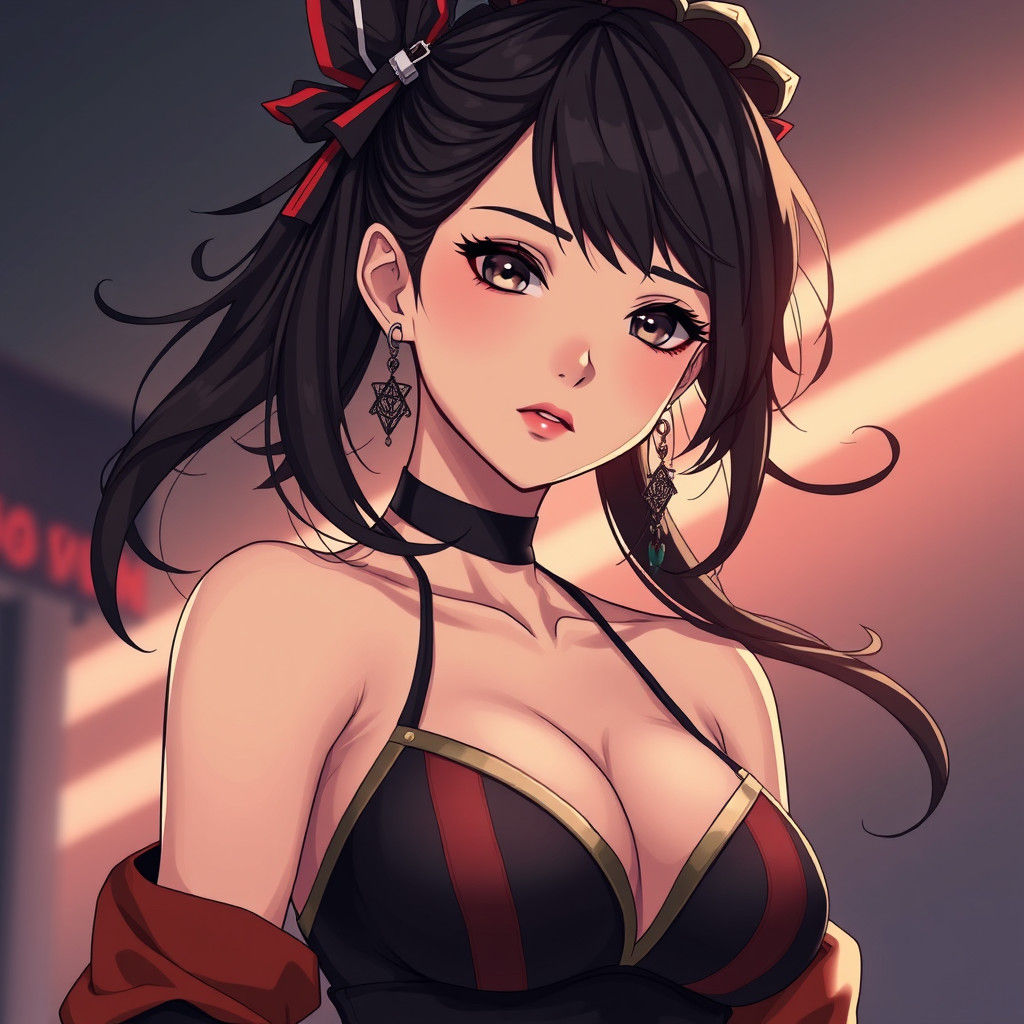 so cool character design with very nice model female,.