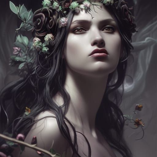 Greek Goddess: Persephone - AI Generated Artwork - NightCafe Creator