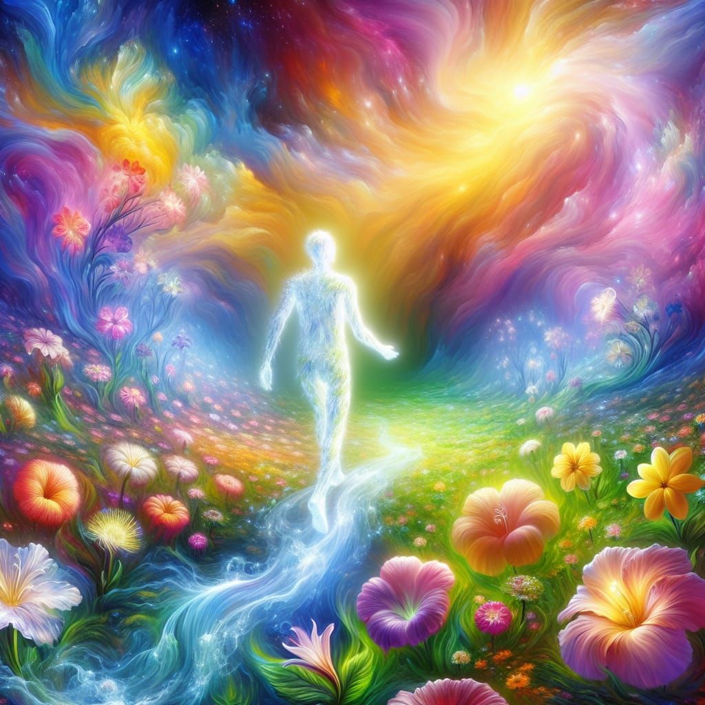 A lush, luminous world eagerly awaits the arrival of a soul ...