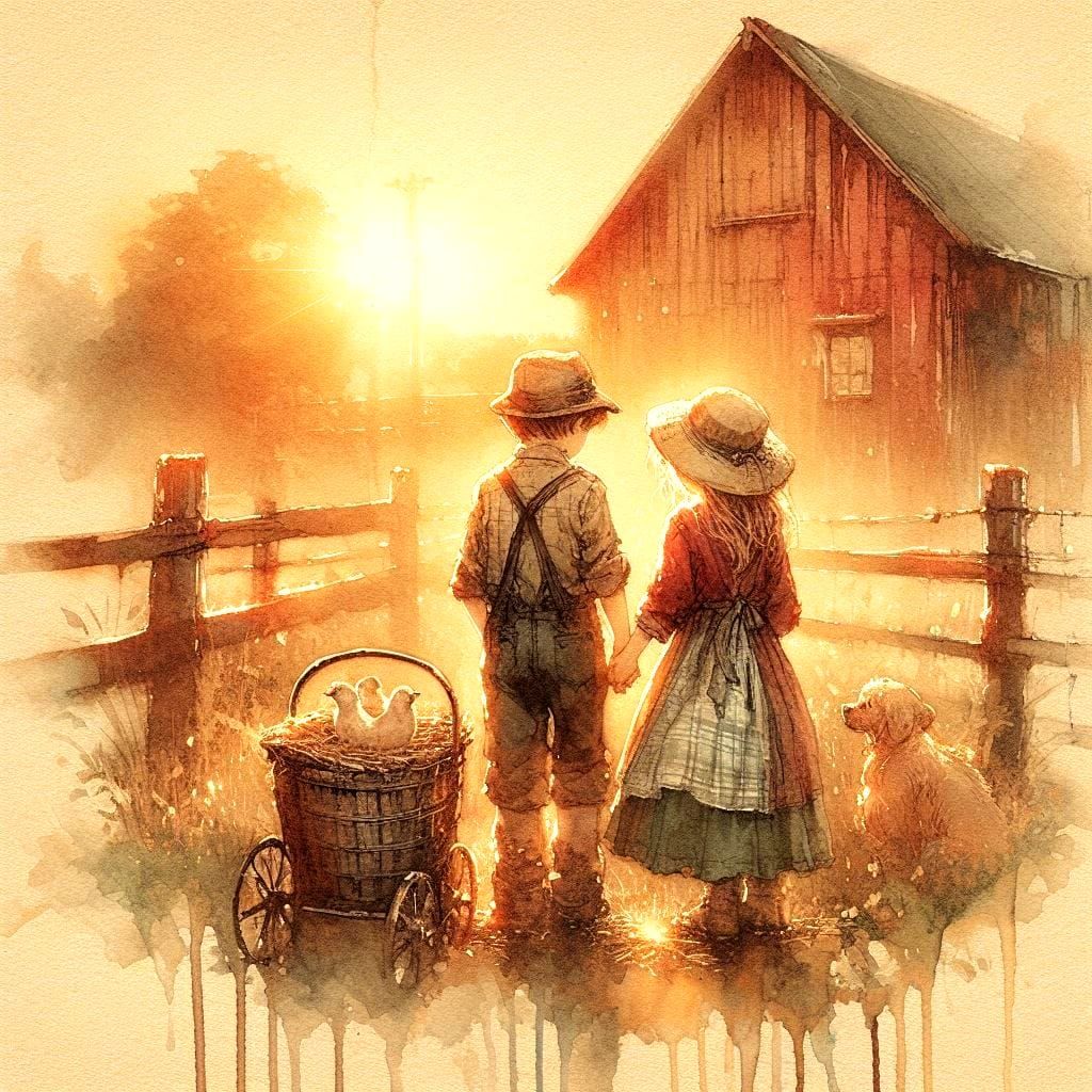 Farm boy, farm girl