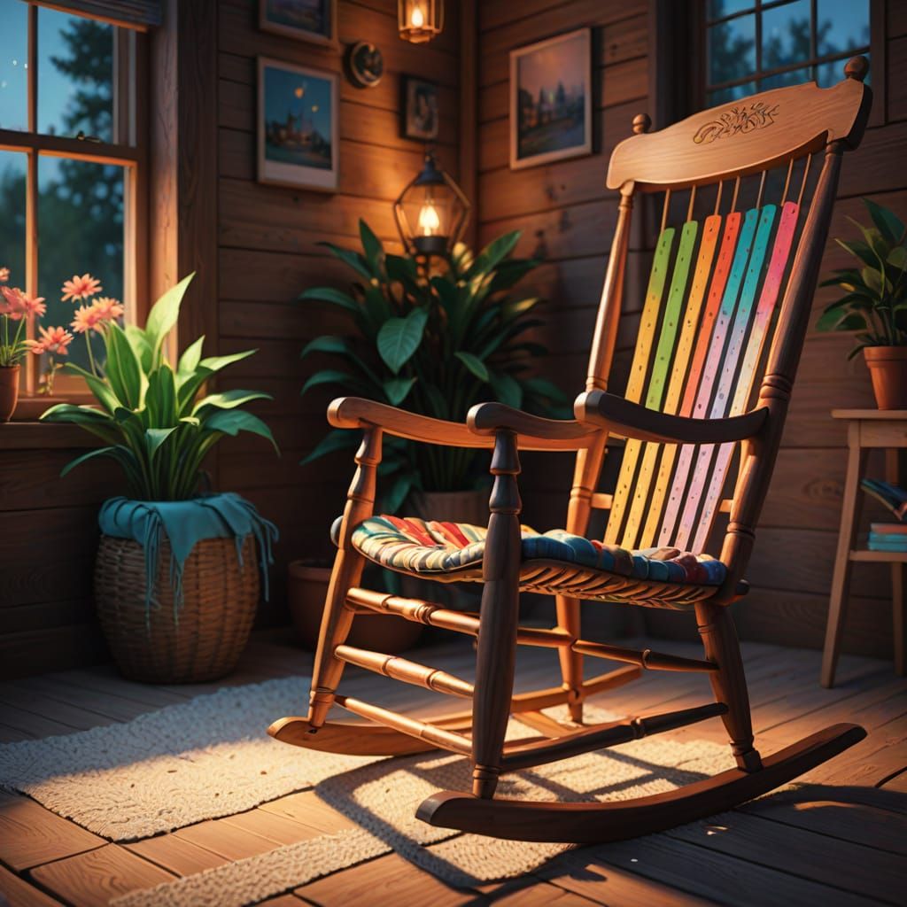 rocking chzir  by @AlgorithmicArtist