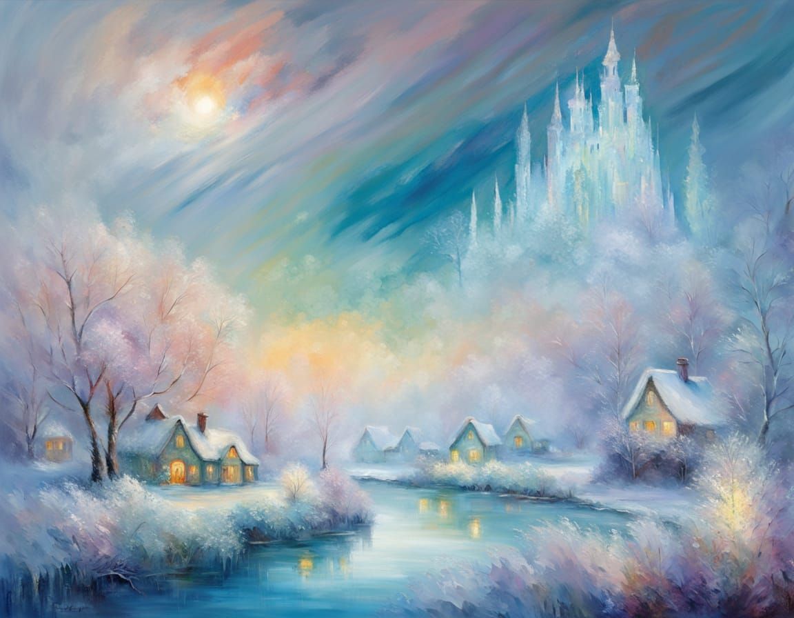 Ice Castles in the Sky   by @Ishya