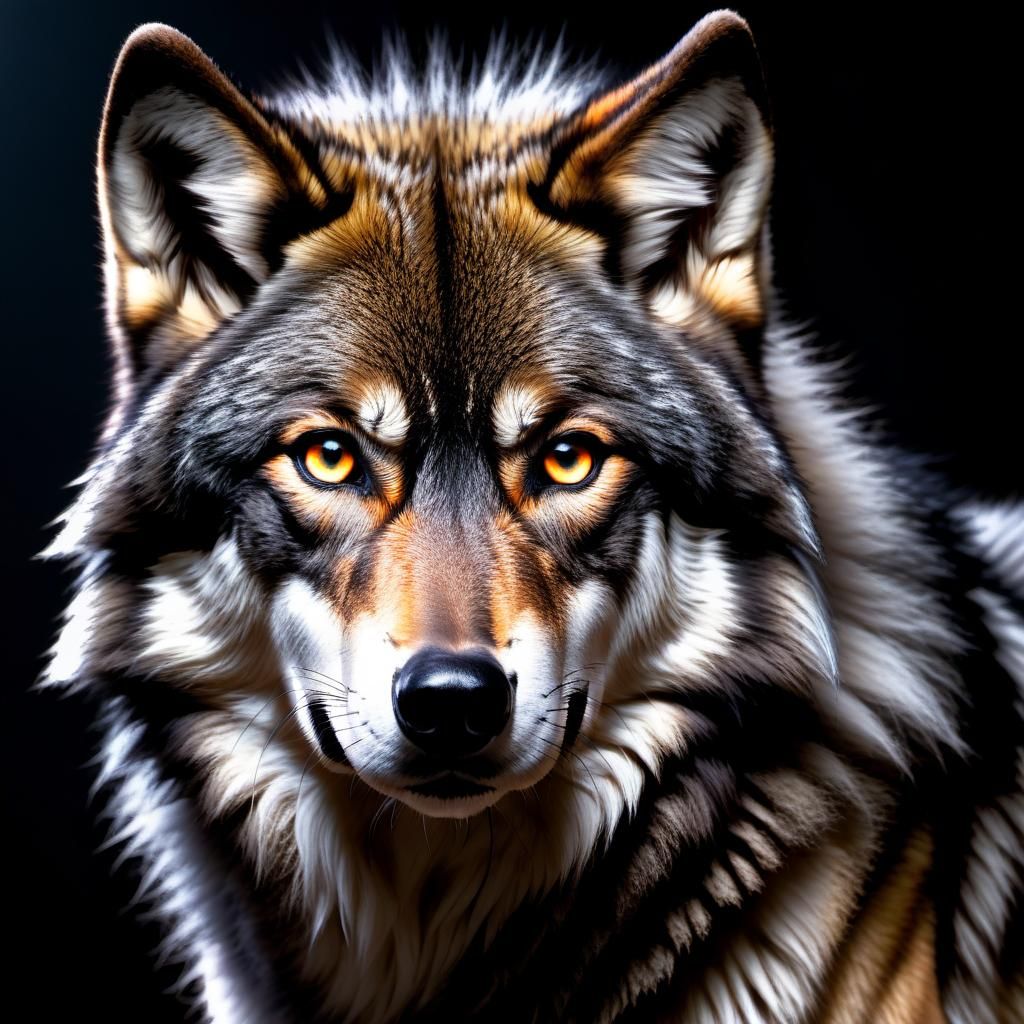 Wolf - AI Generated Artwork - NightCafe Creator