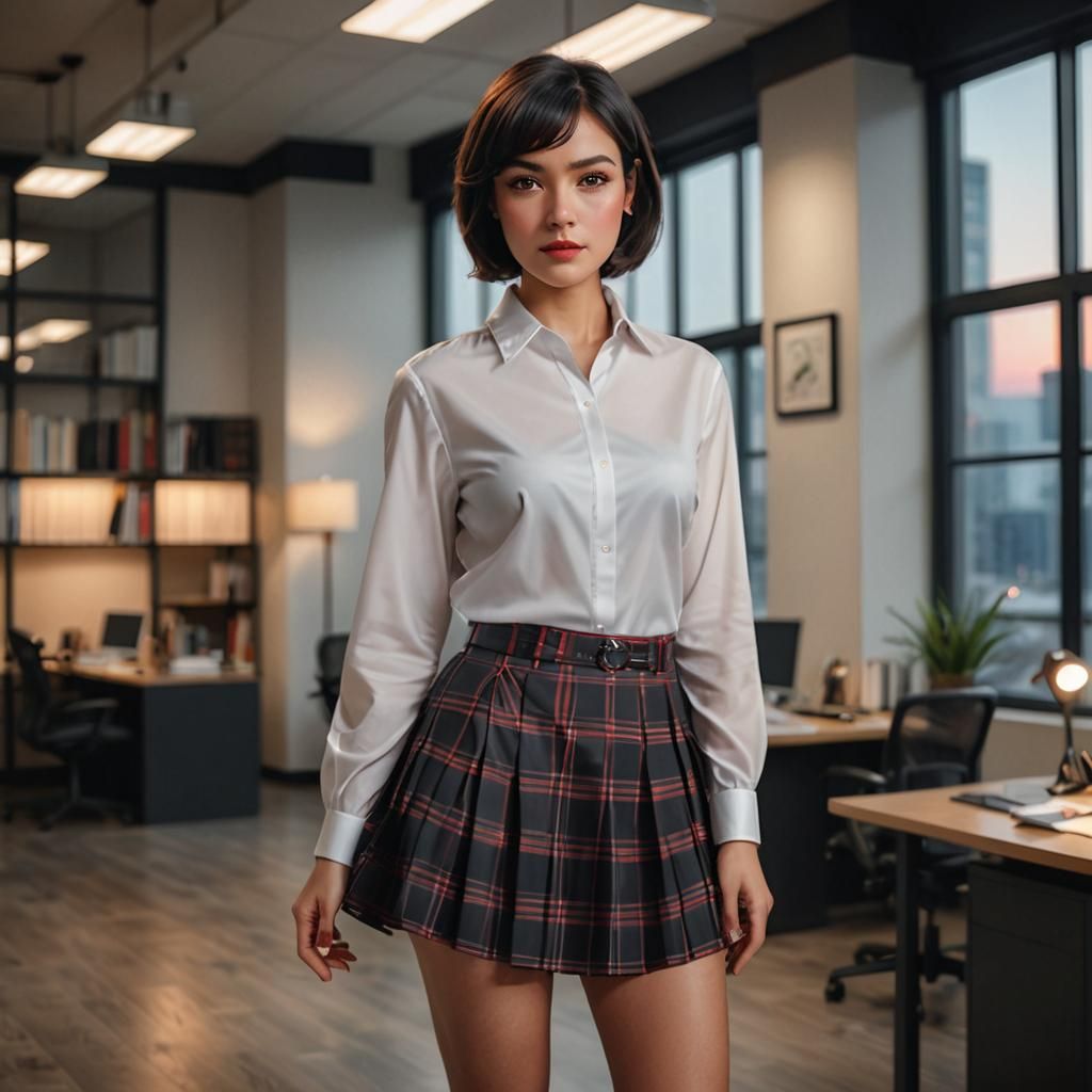 Secret secretary at office