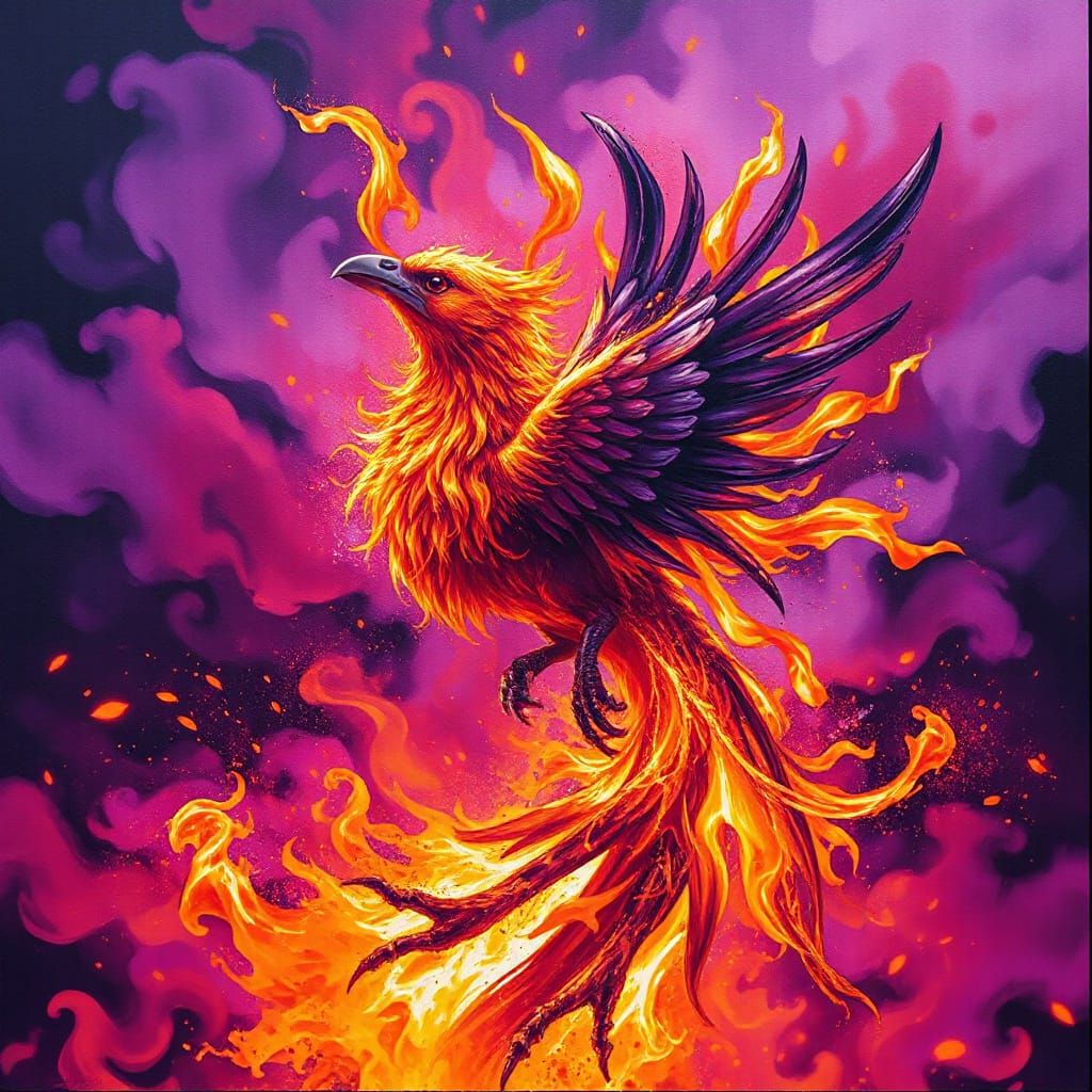 Birthed from fire  by @Blue