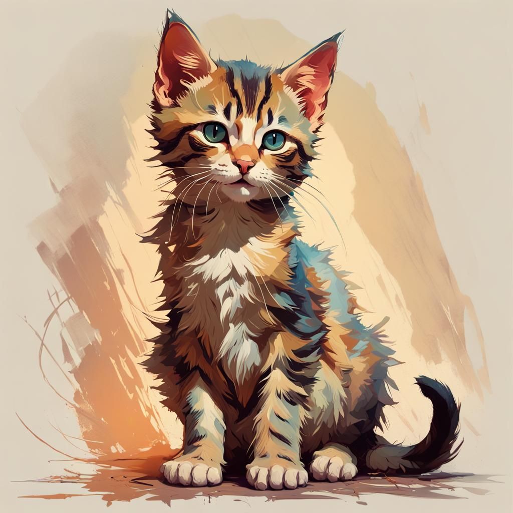 A small kitten - AI Generated Artwork - NightCafe Creator