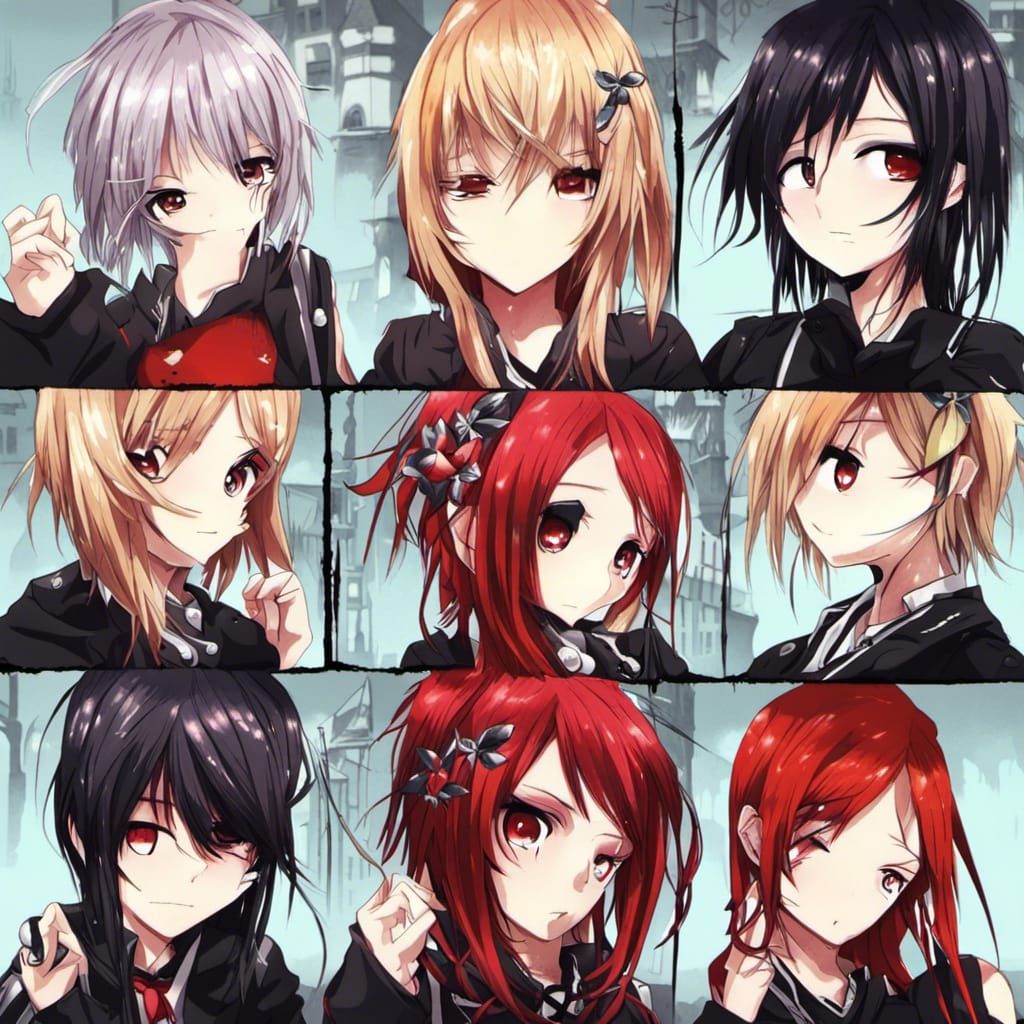 Red, Blonde and Moon during the Emo times lol - AI Generated Artwork -  NightCafe Creator